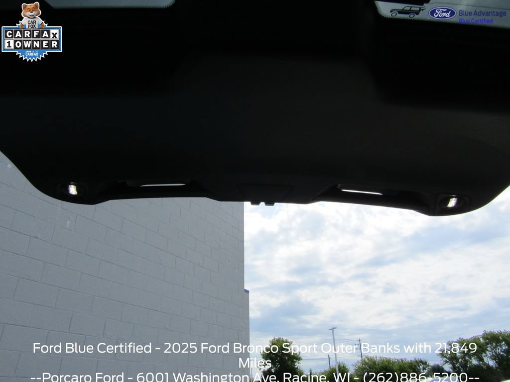 Certified 2025 Ford Bronco Sport Outer Banks w/ Outer Banks Tech Package+ AWD/4WD image 31