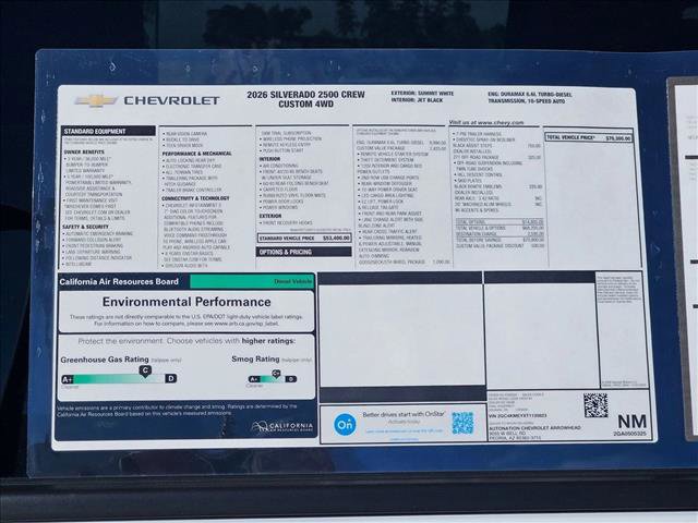 New 2026 Chevrolet Silverado 2500 Custom w/ Custom Value Package image 16