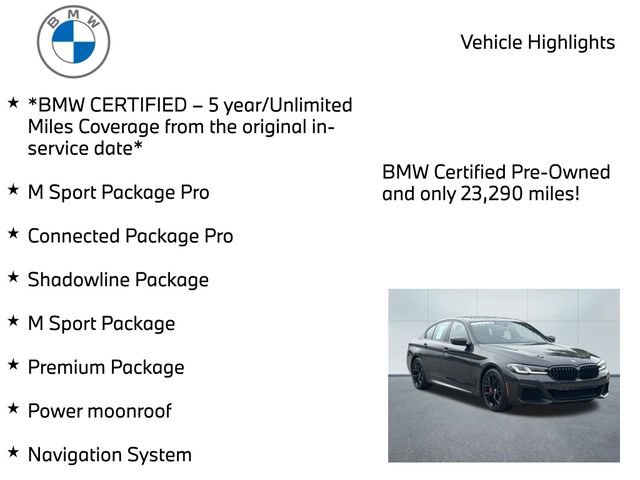 Certified 2023 BMW 540i xDrive w/ M Sport Package AWD/4WD image 11