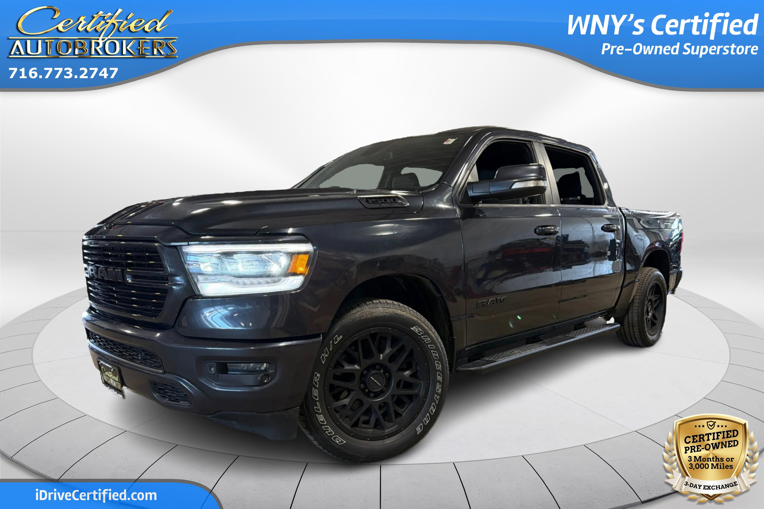 Used 2019 RAM 1500 Sport w/ Alpine Leather & Sound Group AWD/4WD image 1