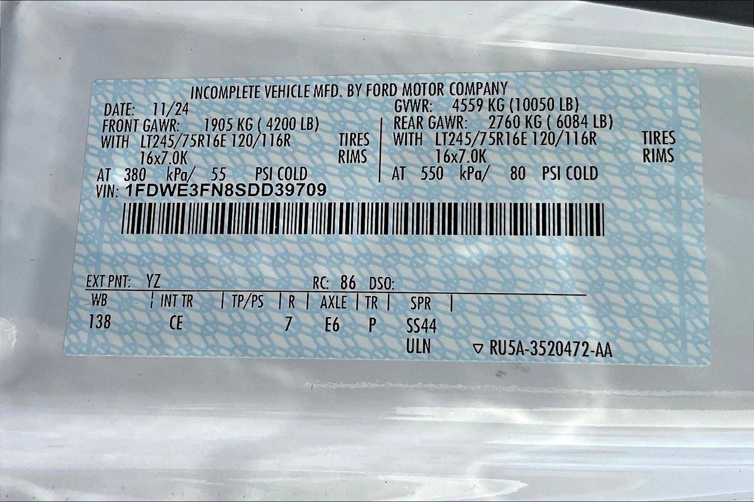 New 2025 Ford E-350 and Econoline 350 Super Duty w/ Power Equipment Group image 8