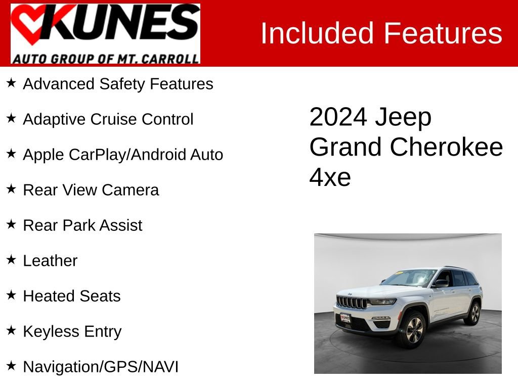 Used 2024 Jeep Grand Cherokee Limited 4xe AWD/4WD image 3