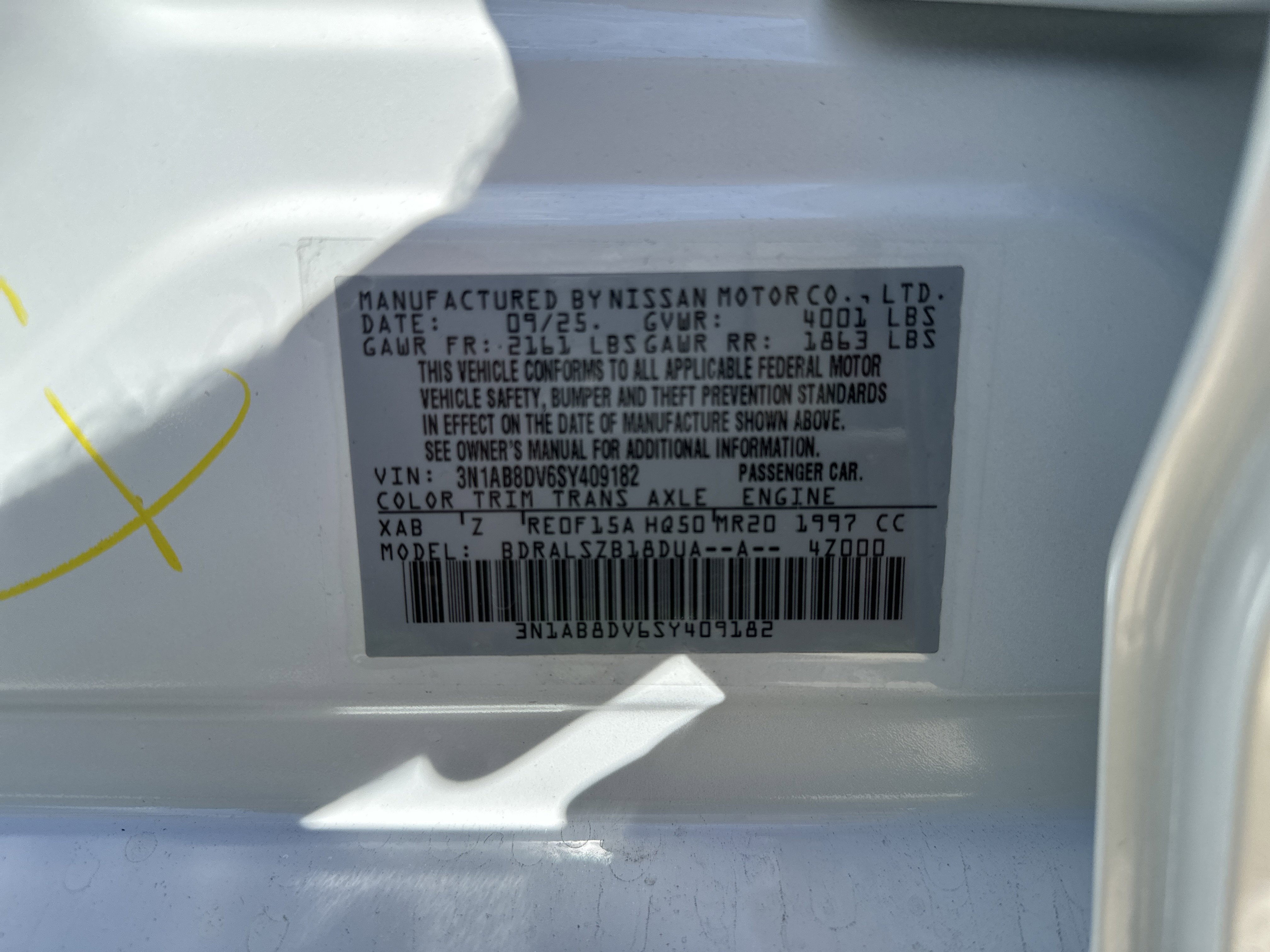 New 2025 Nissan Sentra SR image 28