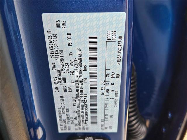 New 2025 Ford F150 STX w/ Equipment Group 200A image 18