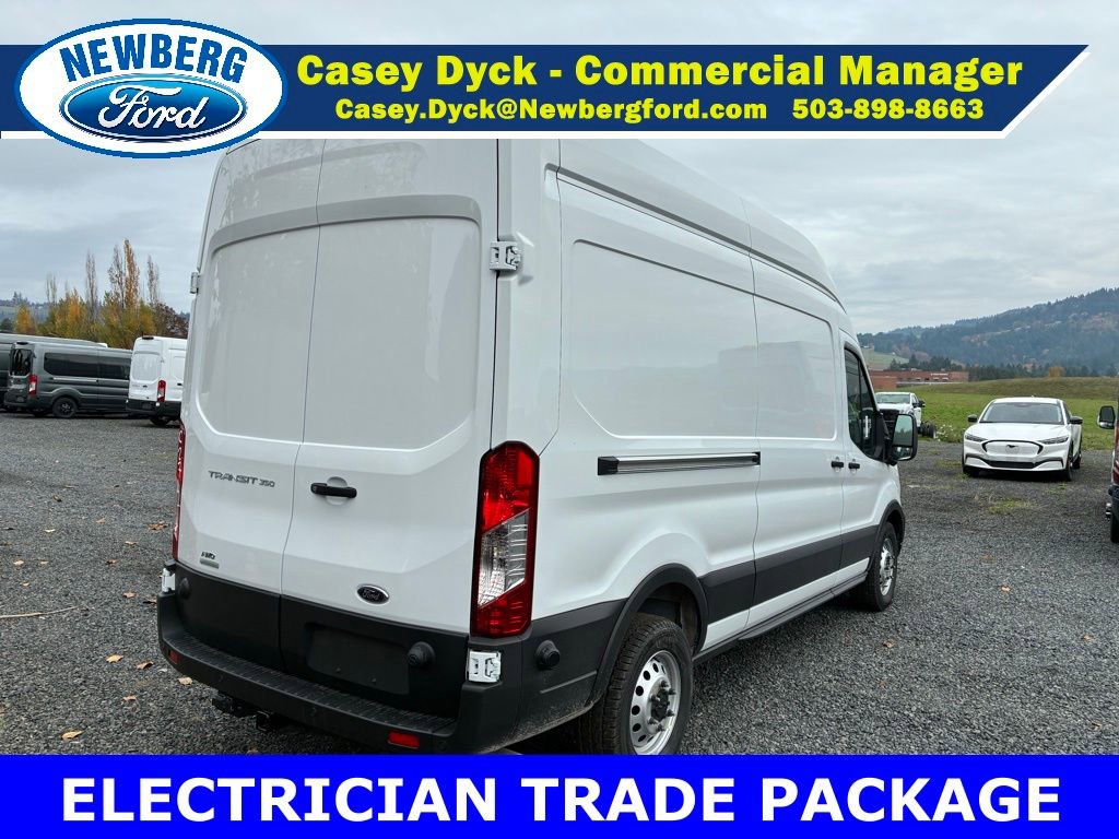 New 2025 Ford Transit 350 148 High Roof AWD w/ Electrician Trade Package image 5