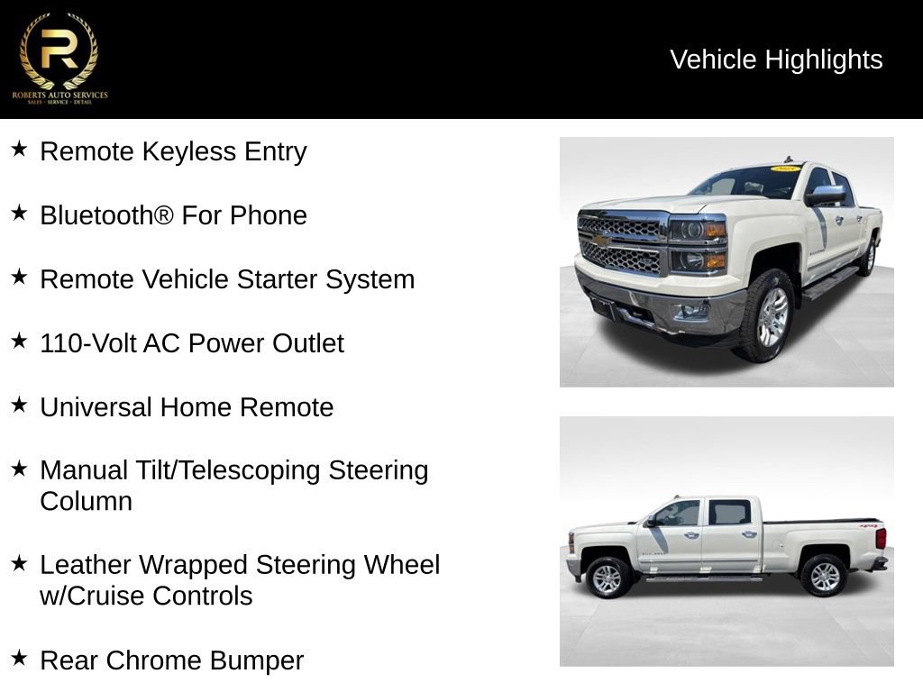 Used 2015 Chevrolet Silverado 1500 LTZ AWD/4WD image 18