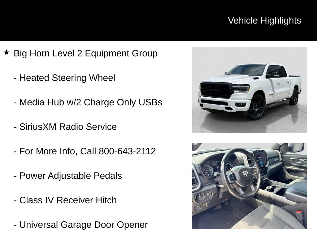 Used 2021 RAM 1500 Big Horn AWD/4WD image 22