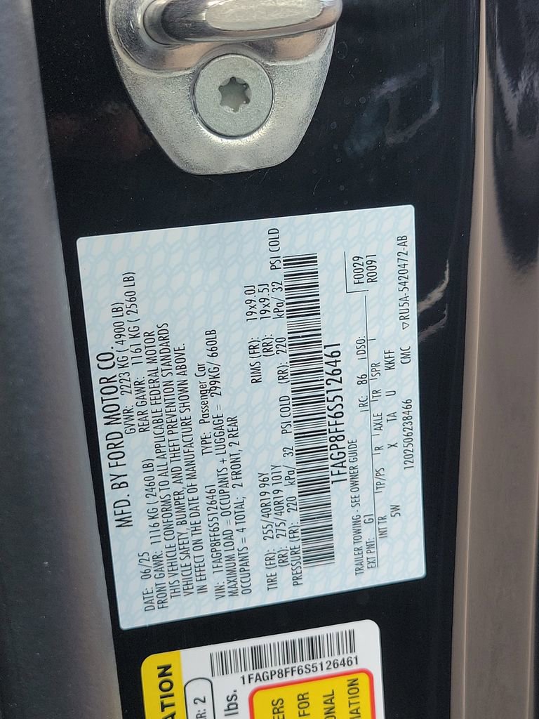 New 2025 Ford Mustang GT Premium w/ GT Performance Package image 31