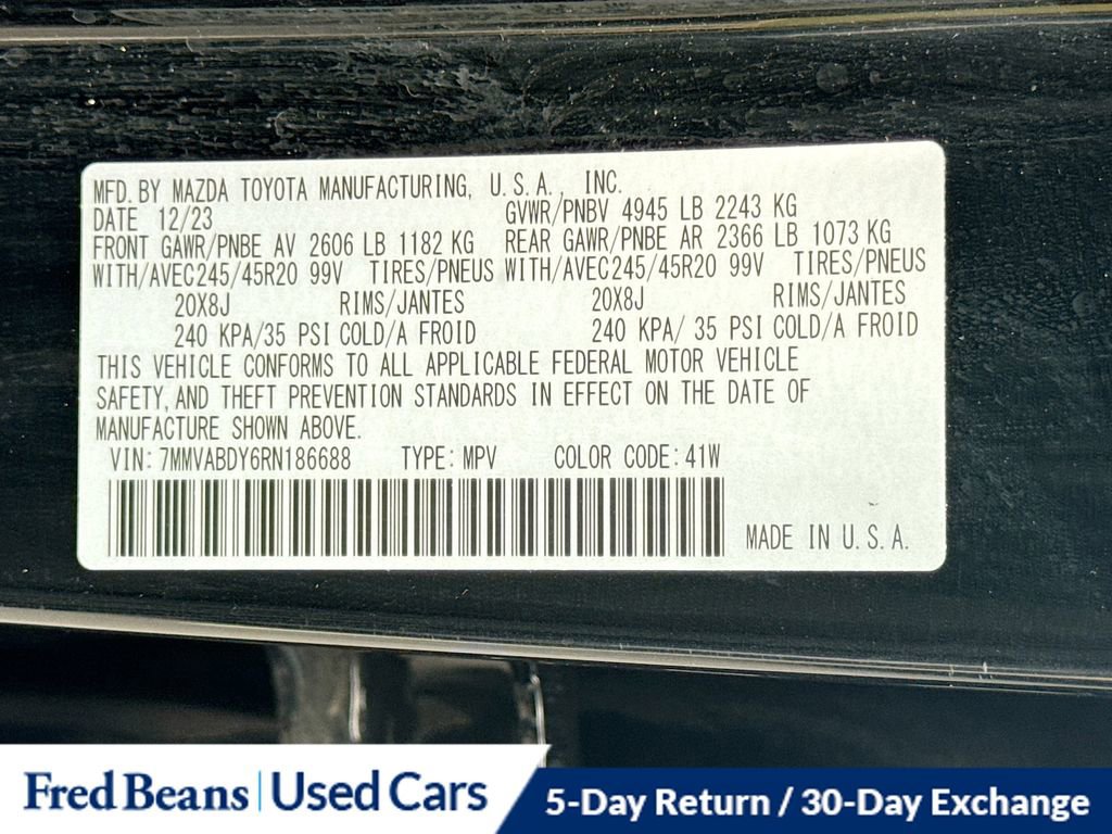 Used 2024 MAZDA CX-50 AWD 2.5 Turbo w/ Cargo Package image 36