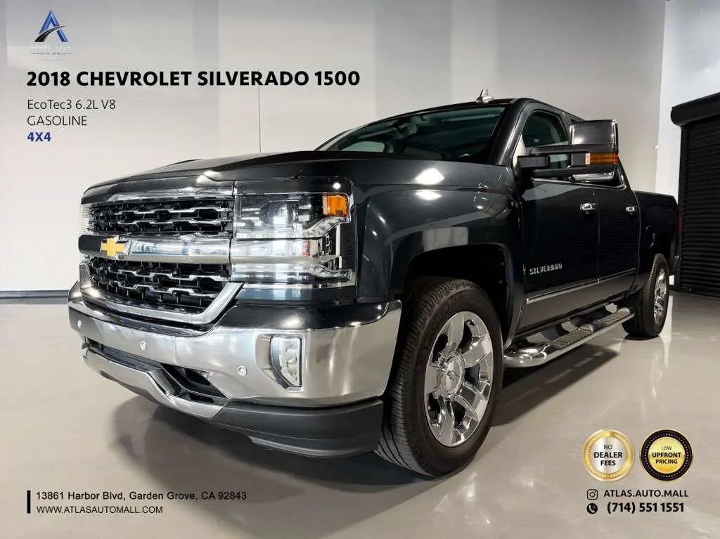 Used 2018 Chevrolet Silverado 1500 LTZ w/ LTZ Plus Package AWD/4WD image 1