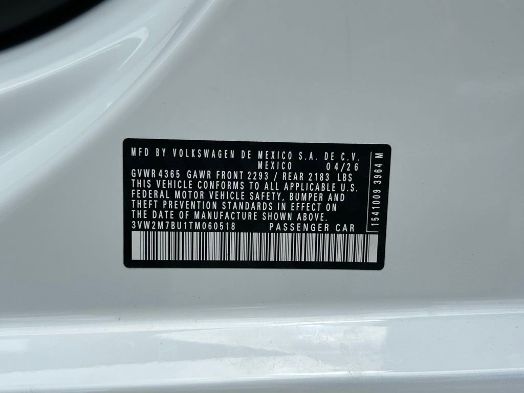 New 2026 Volkswagen Jetta GLI Autobahn FWD image 59