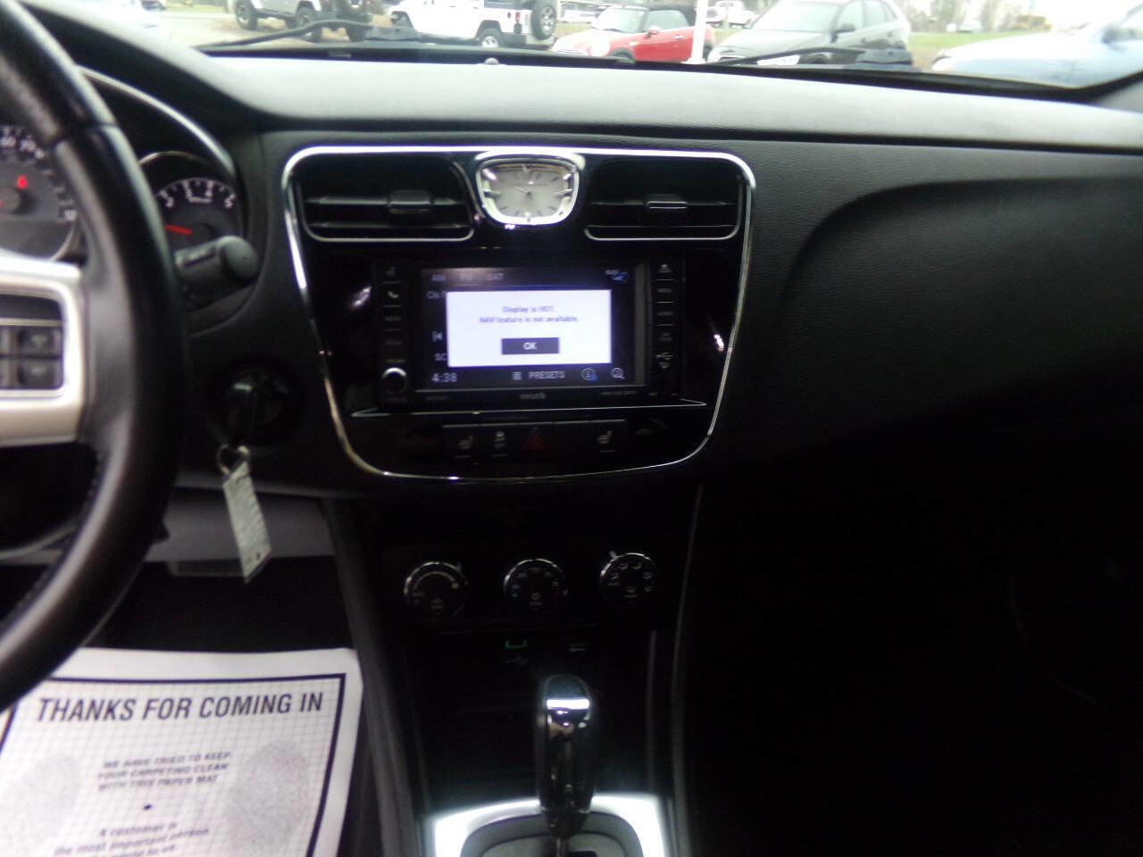 Used 2014 Chrysler 200 Limited w/ Sun/Sound Group FWD image 21