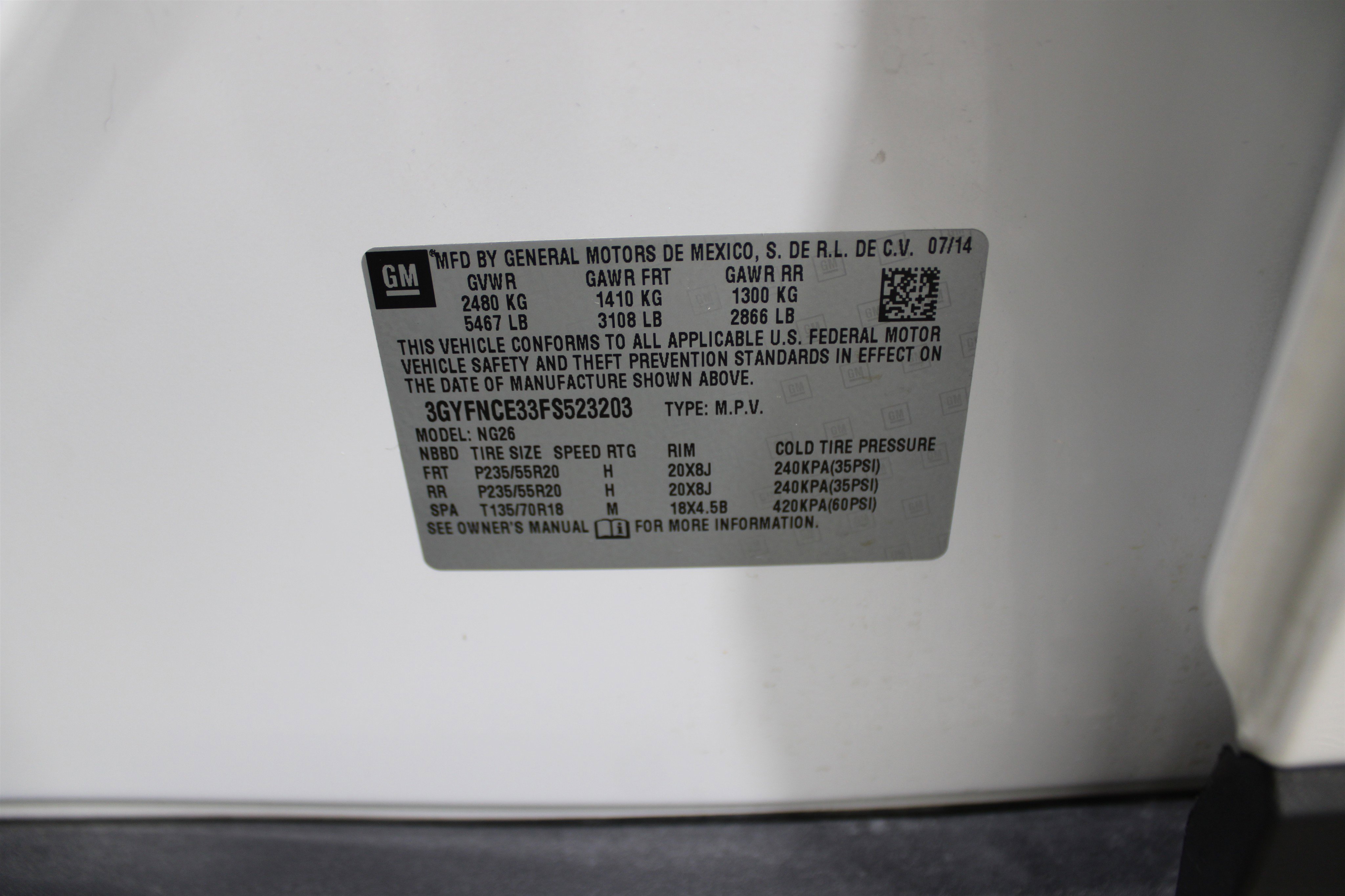 Used 2015 Cadillac SRX Performance w/ Driver Awareness Package image 41