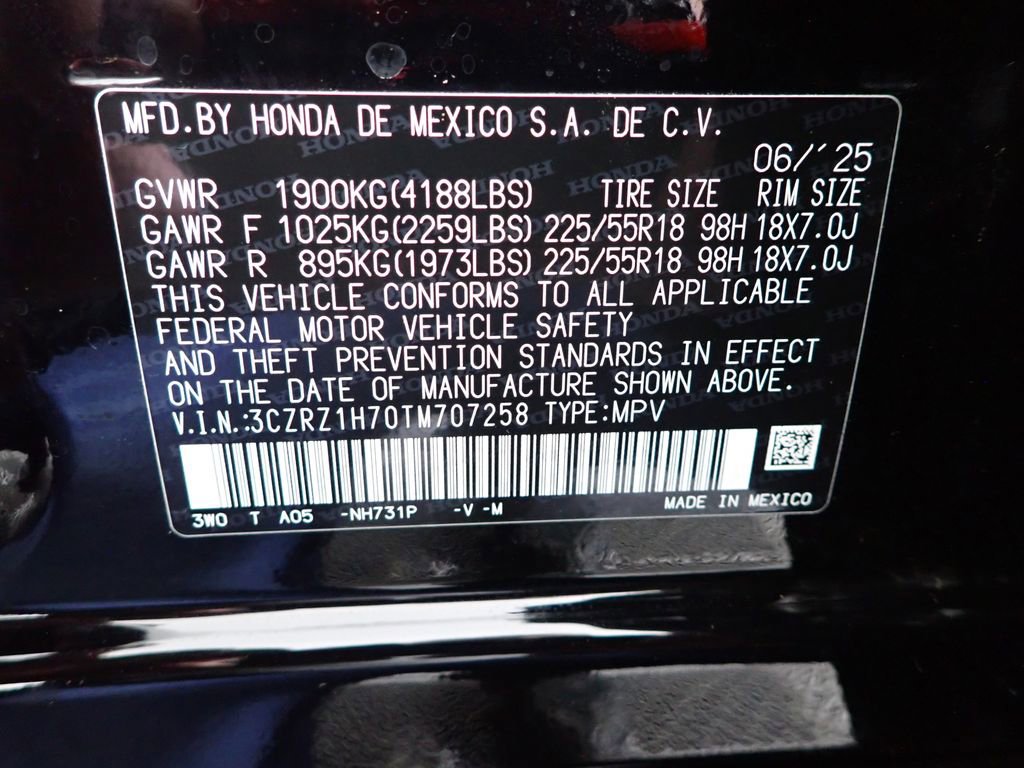 Used 2026 Honda HR-V EX-L image 39