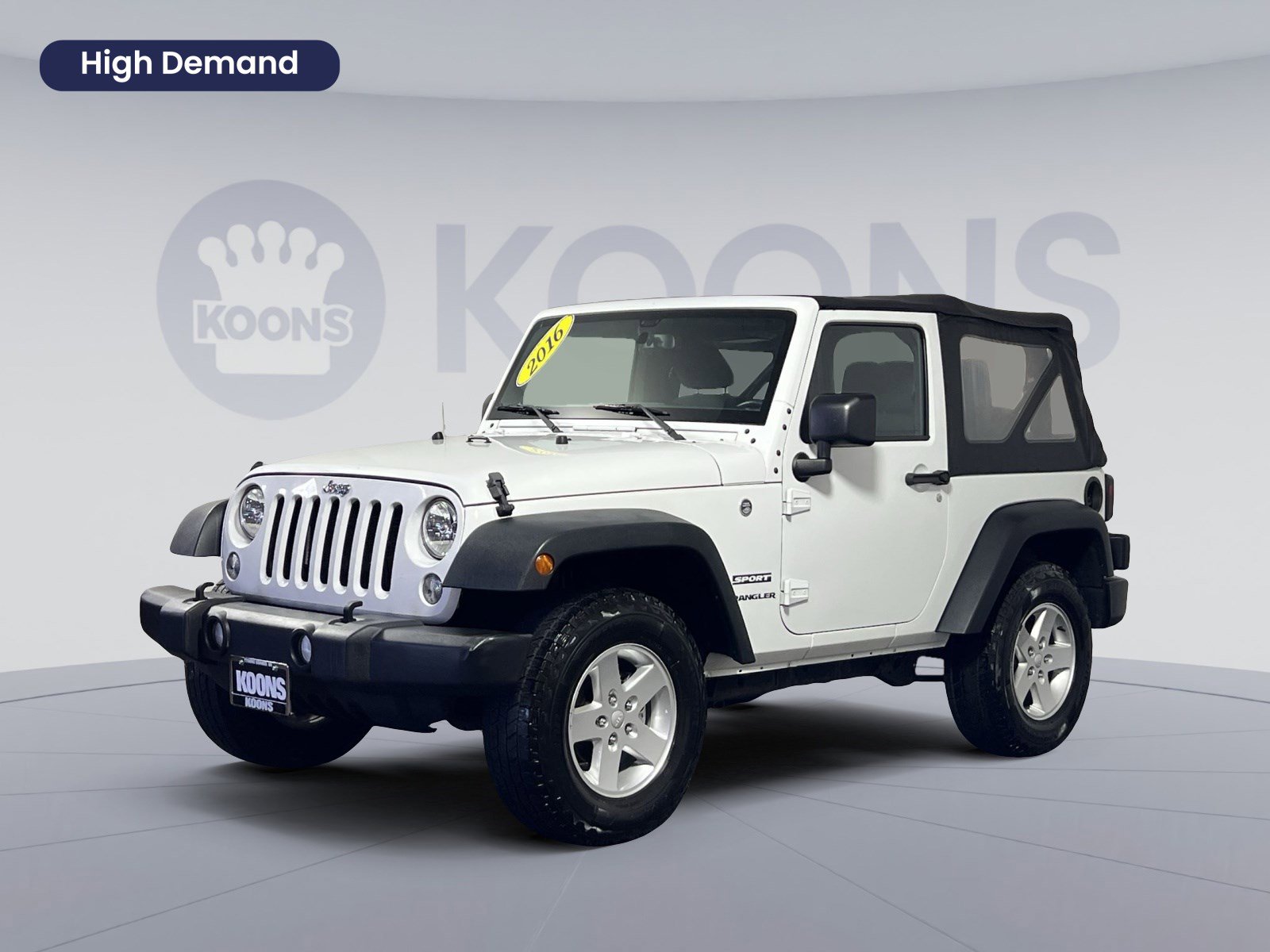 Used 2016 Jeep Wrangler Sport w/ Quick Order Package 24S