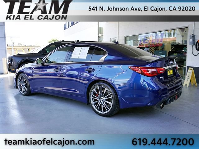 Used 2018 INFINITI Q50 Red Sport 400 w/ Sensory Package (Sport) AWD/4WD image 7