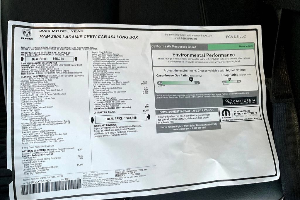 New 2026 RAM 3500 Laramie image 14
