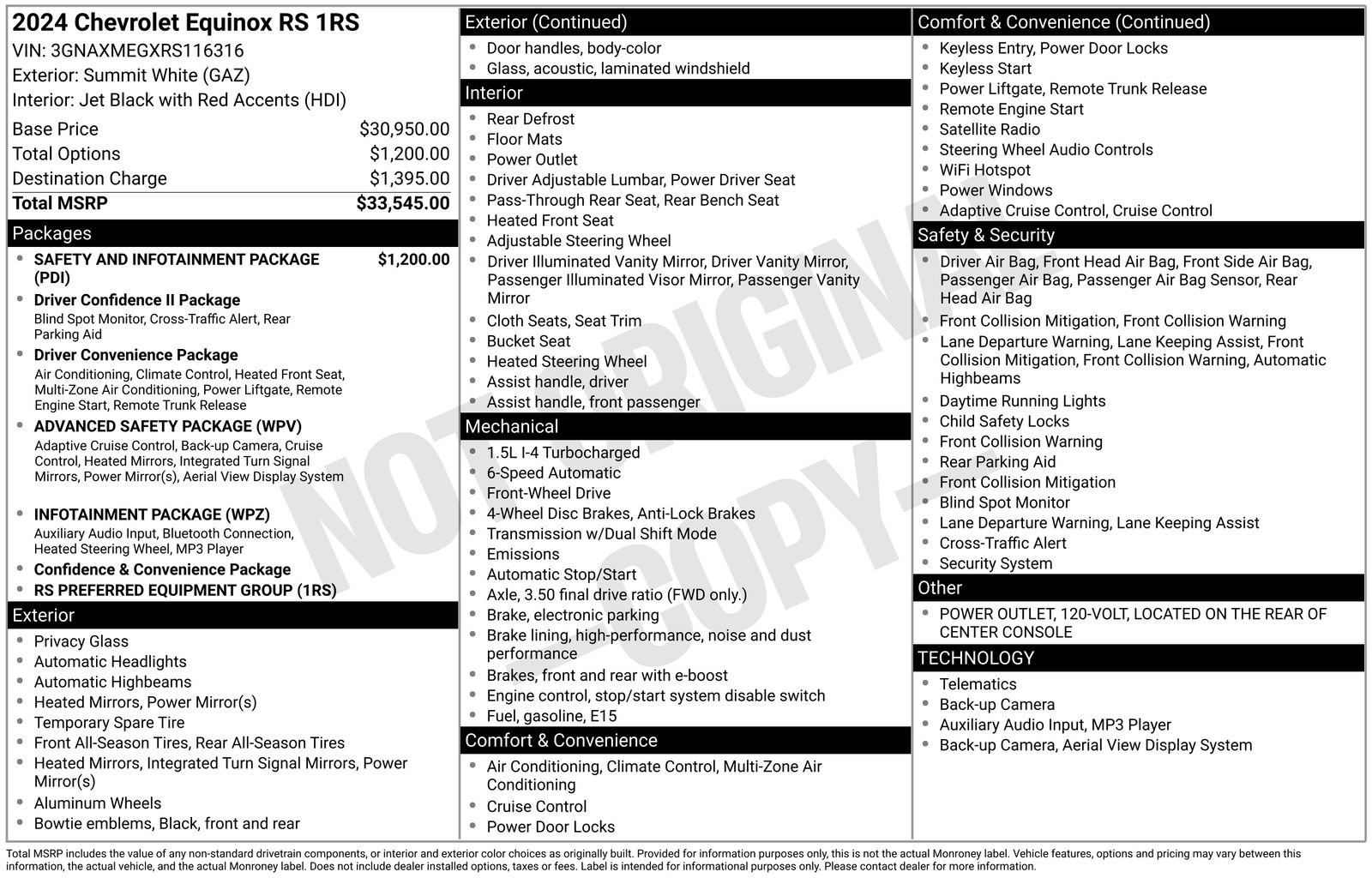 Used 2024 Chevrolet Equinox RS image 11
