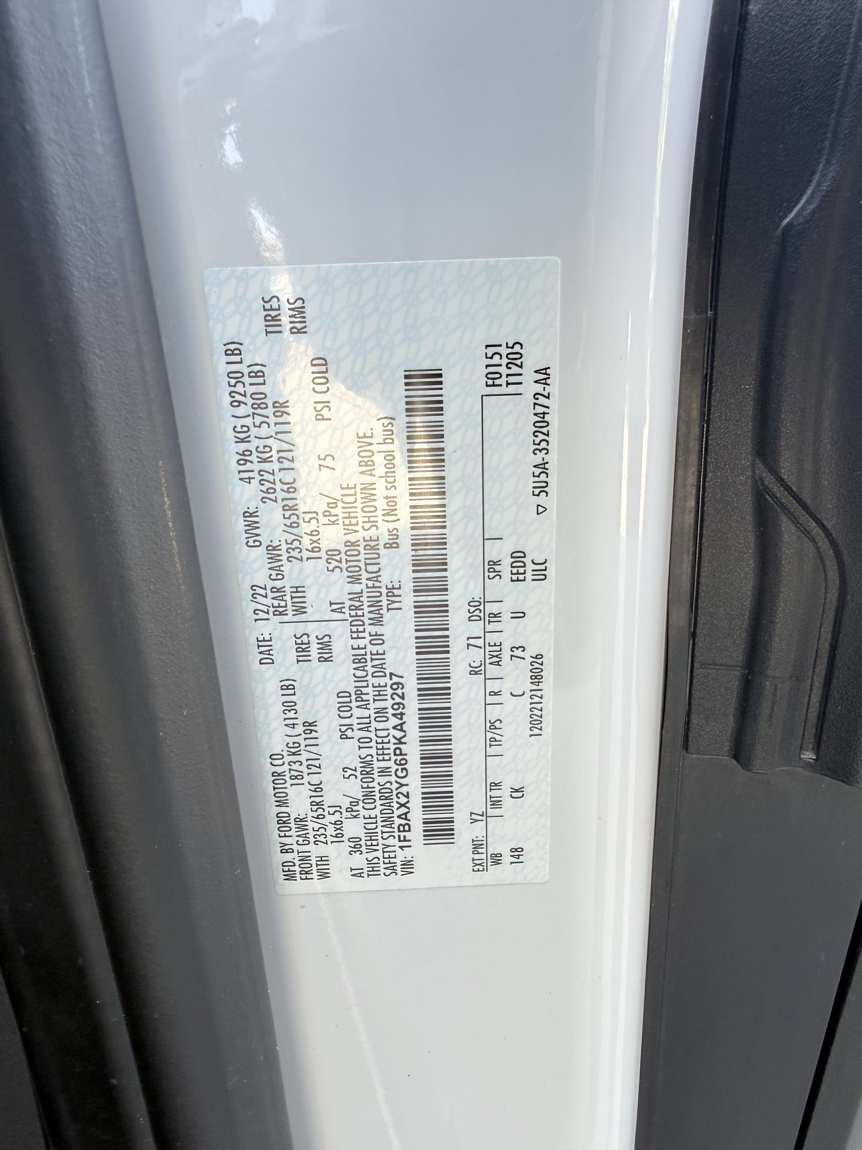 Used 2023 Ford Transit 350 XLT image 71