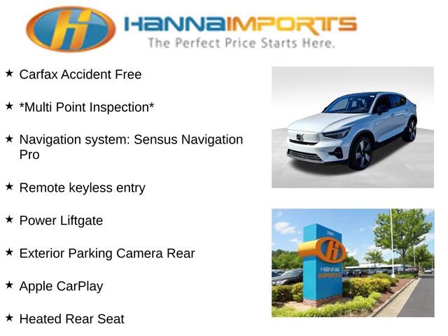 Used 2023 Volvo C40 P8 Recharge Plus w/ Climate Package image 8