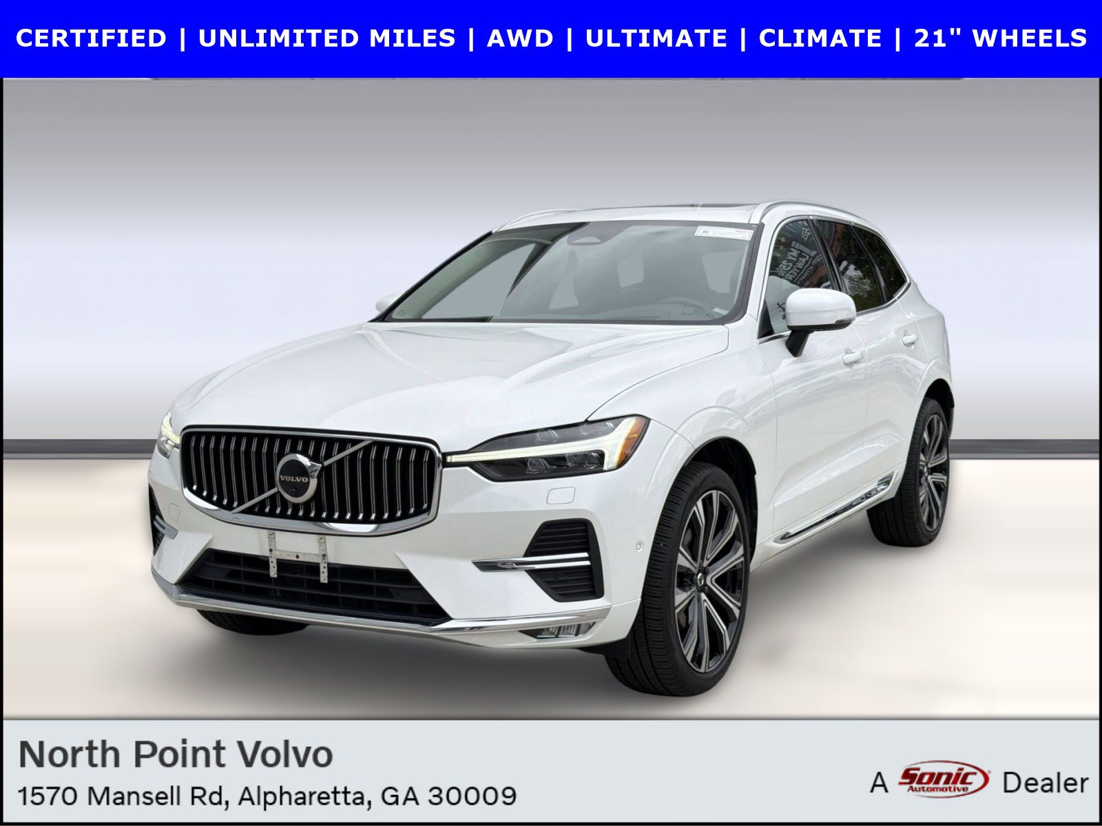 Certified 2023 Volvo XC60 B5 Ultimate w/ Climate Package