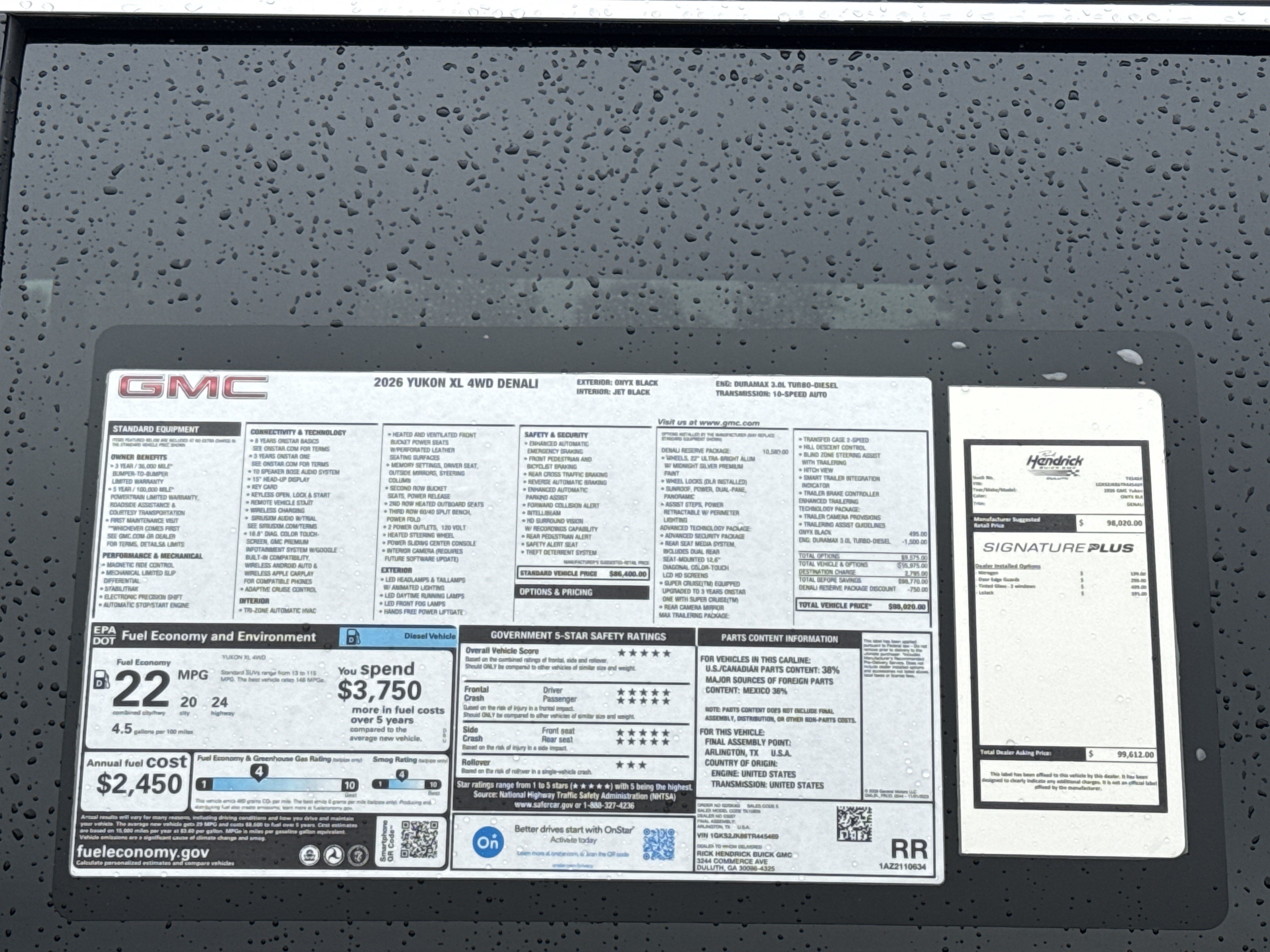New 2026 GMC Yukon XL Denali w/ Denali Reserve Package AWD/4WD image 42