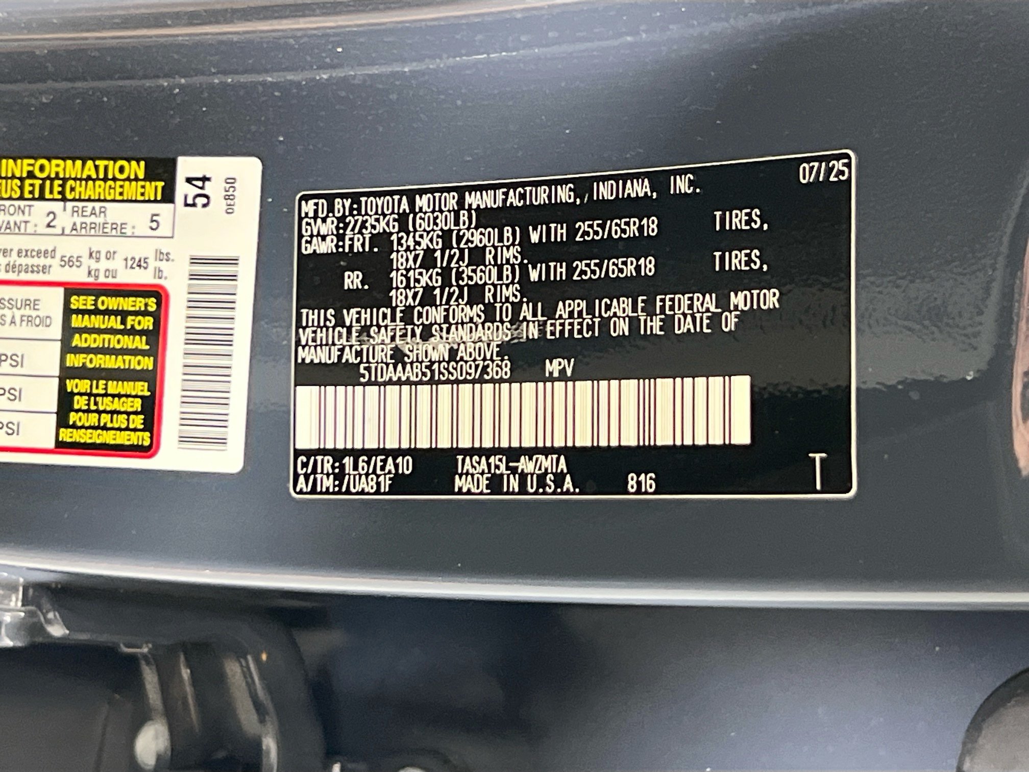 Used 2025 Toyota Grand Highlander AWD image 34