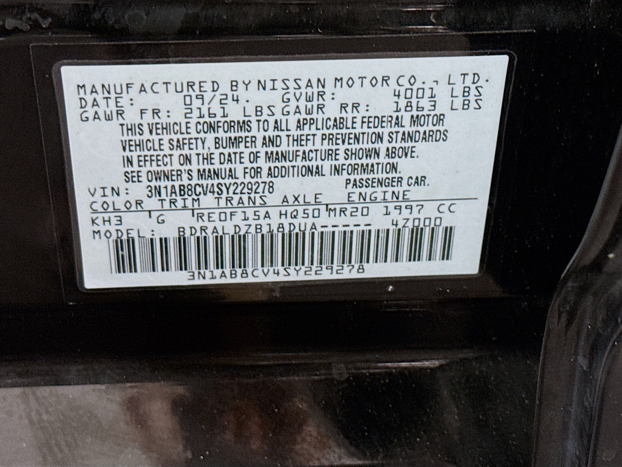 Used 2025 Nissan Sentra SV FWD image 40