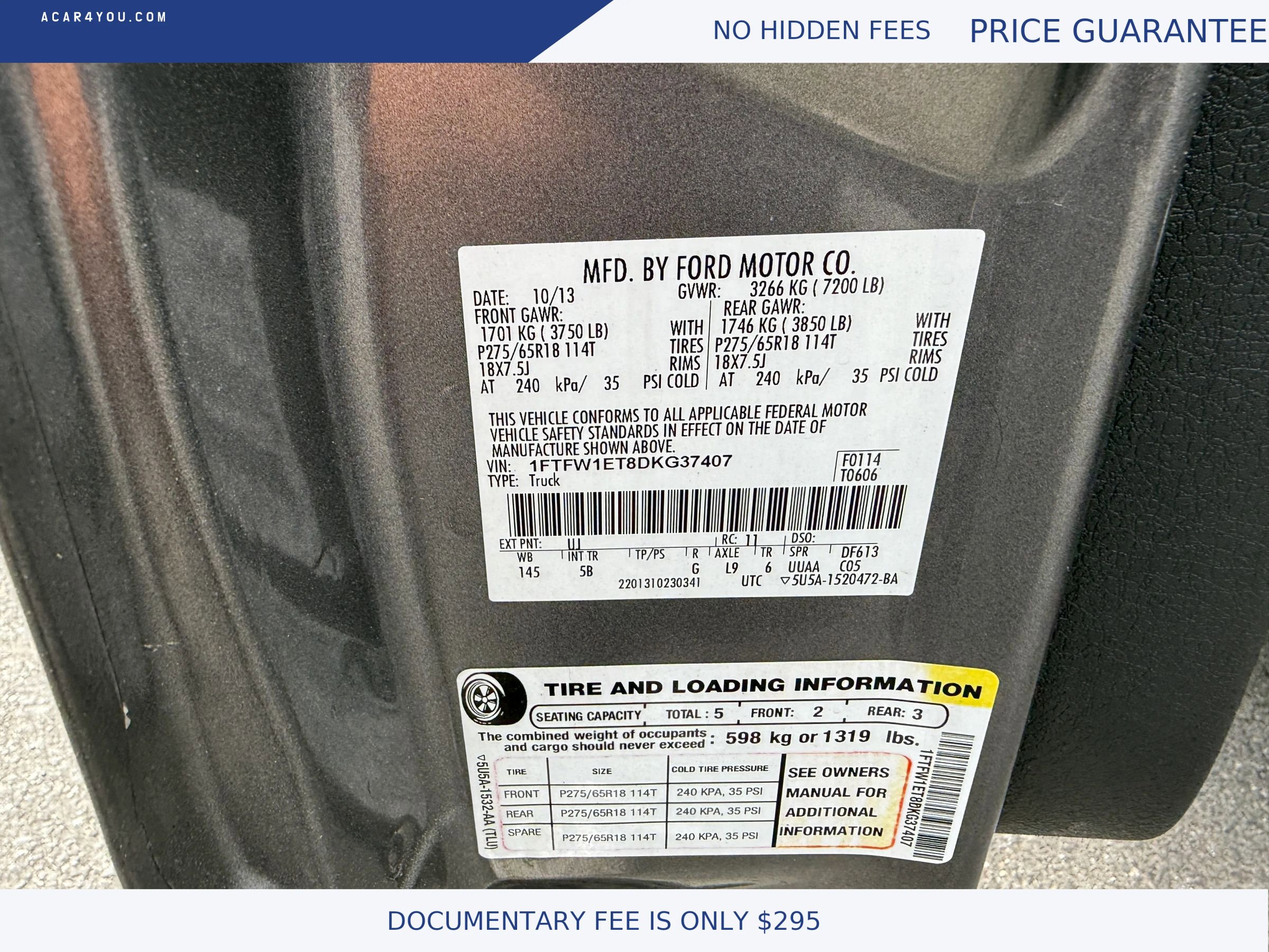 Used 2013 Ford F150 FX4 w/ Luxury Equipment Group AWD/4WD image 21