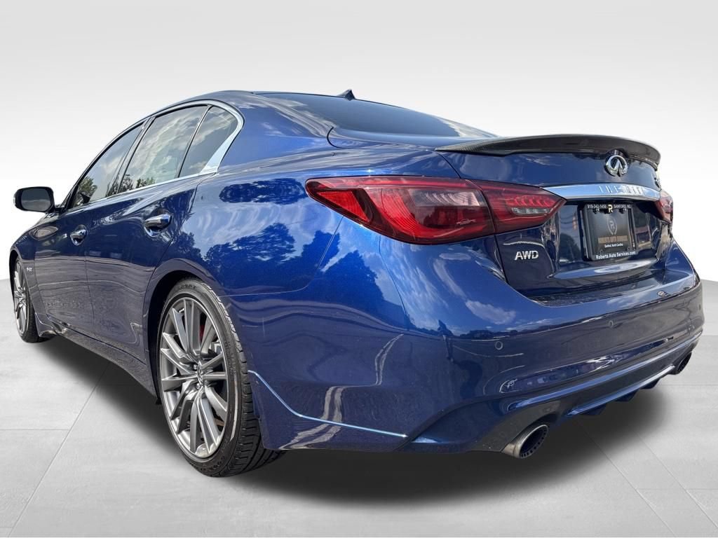 Used 2018 INFINITI Q50 Red Sport 400 w/ Proactive Package AWD/4WD image 3