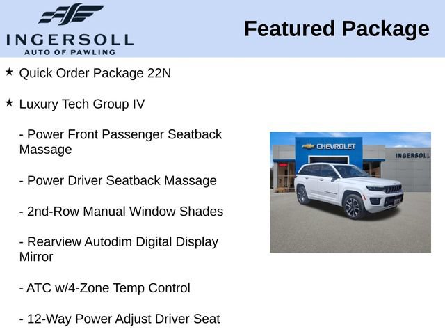 Used 2022 Jeep Grand Cherokee Overland w/ Adv Protech Group III AWD/4WD image 15