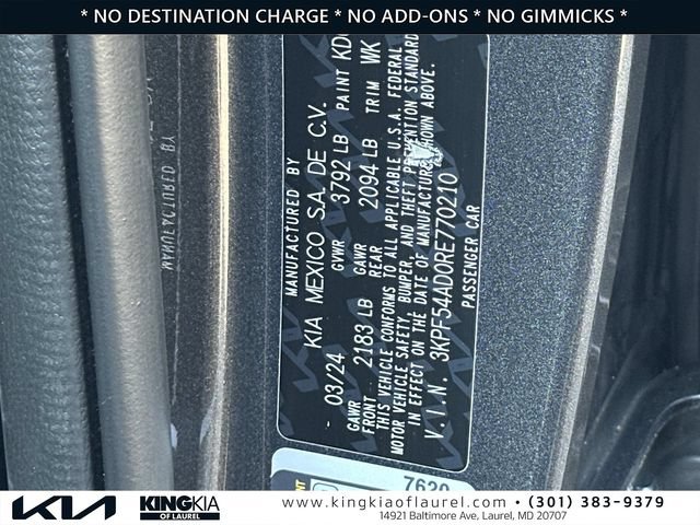 Used 2024 Kia Forte GT-Line w/ GT-Line Premium Package FWD image 31