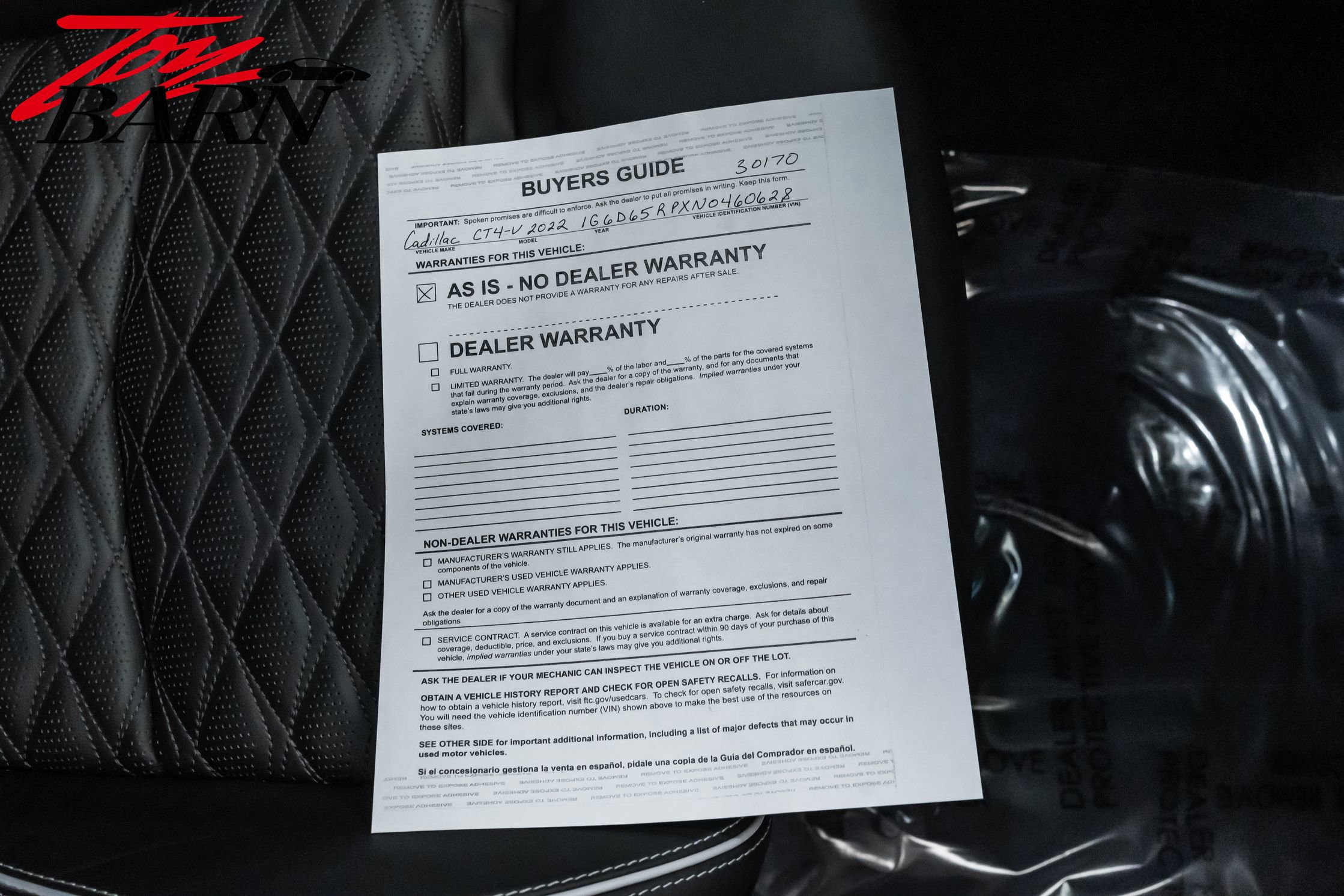 Used 2022 Cadillac CT4 V Blackwing w/ Technology Package image 54