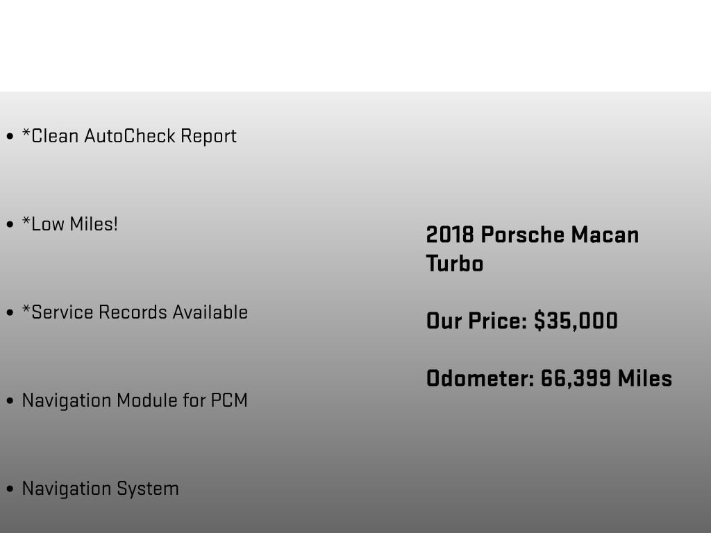 Used 2018 Porsche Macan Turbo AWD/4WD image 12