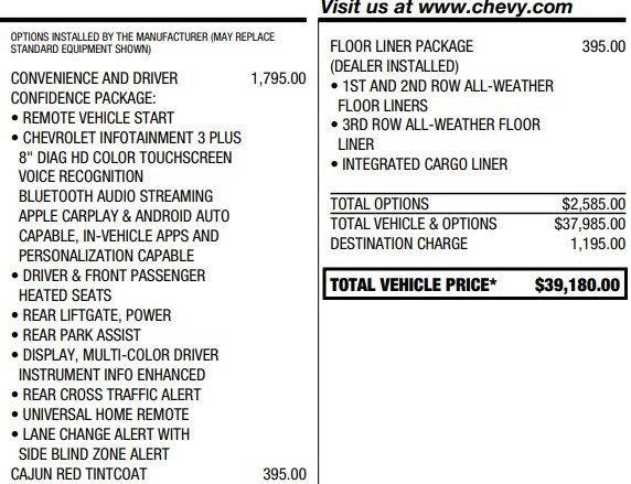 Used 2020 Chevrolet Traverse LT image 2