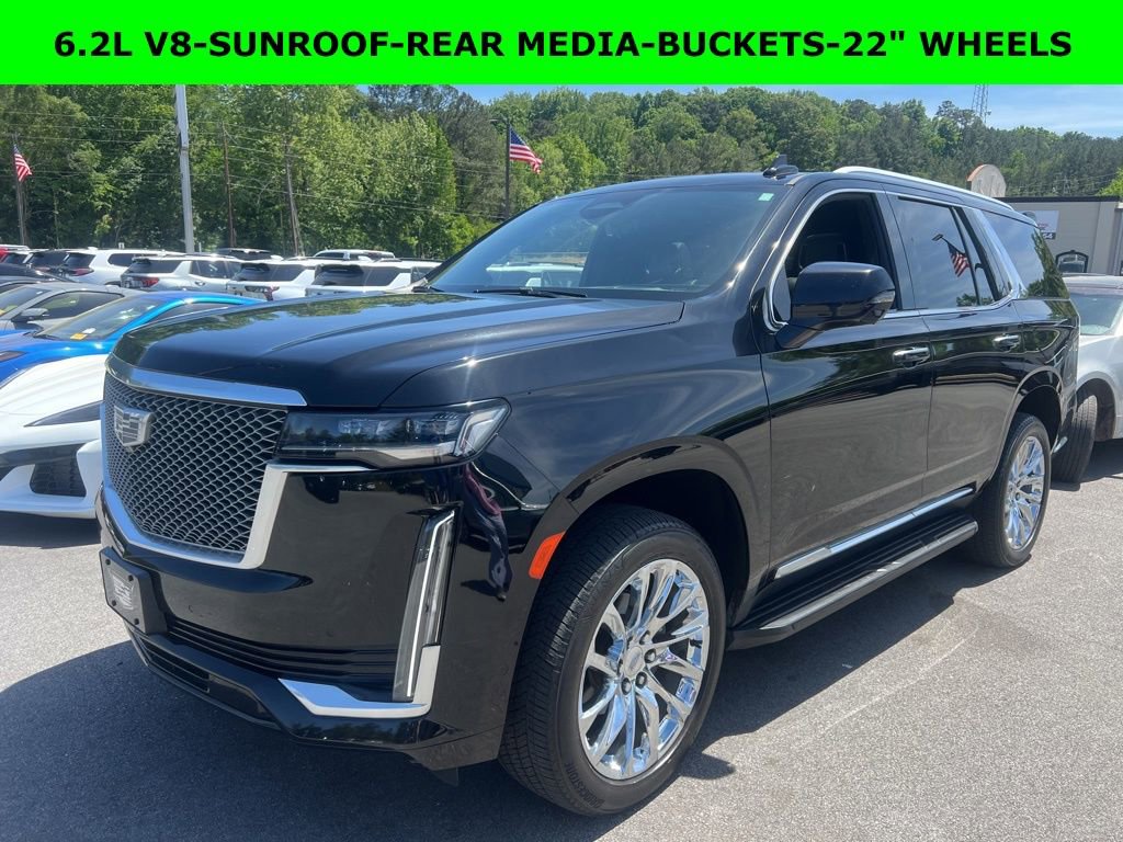 Used 2021 Cadillac Escalade Premium Luxury w/ LPO, Radiant Package RWD image 1