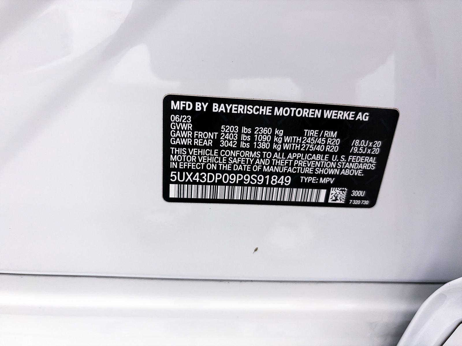 Used 2023 BMW X3 sDrive30i w/ M Sport Package RWD image 46