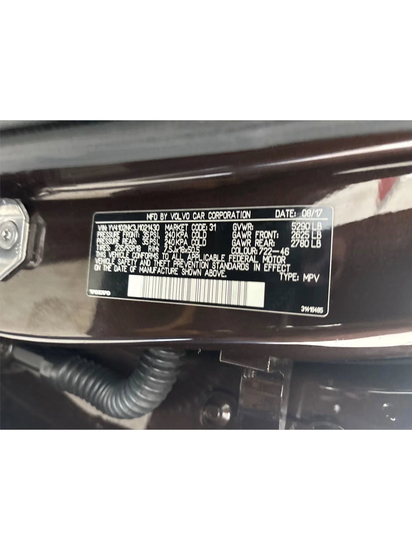 Used 2018 Volvo V90 T5 Cross Country w/ Convenience Package AWD/4WD image 30