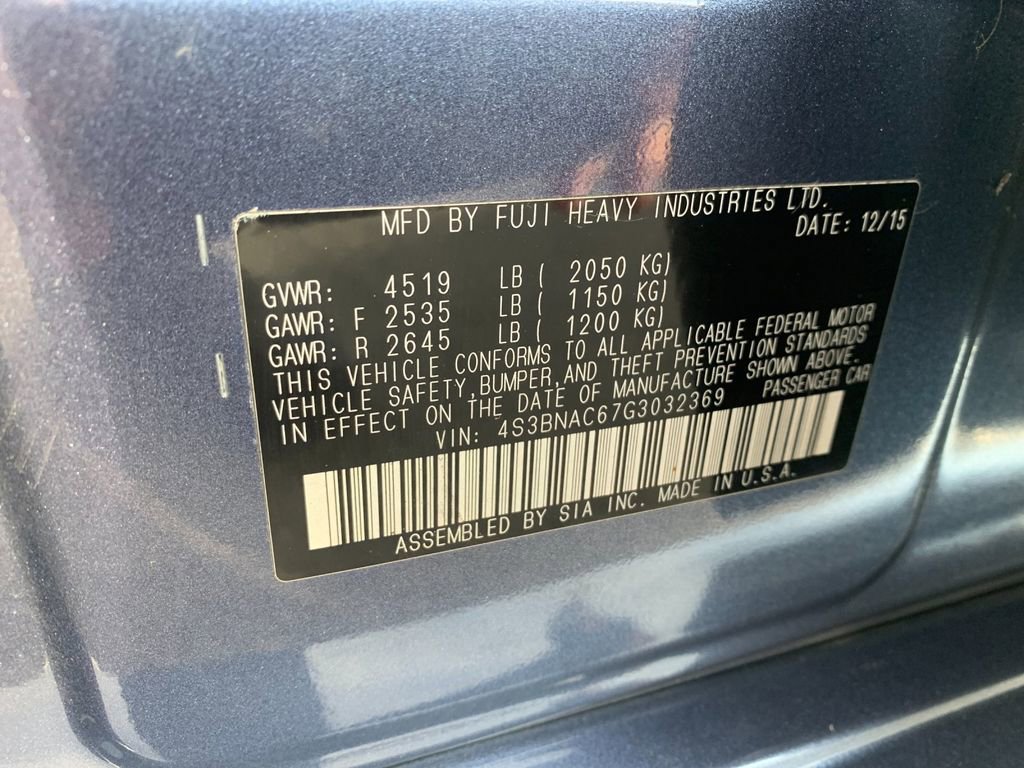 Used 2016 Subaru Legacy 2.5i Premium image 33