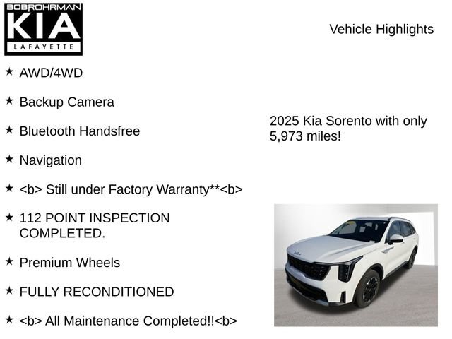 Used 2025 Kia Sorento S image 7