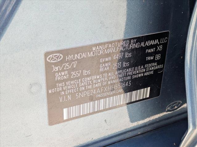 Used 2017 Hyundai Sonata SE FWD image 24