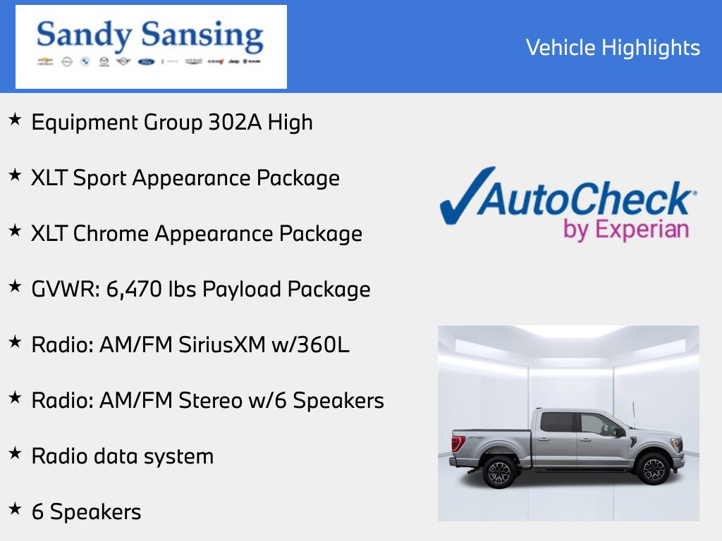 Used 2023 Ford F150 XLT w/ Equipment Group 302A High AWD/4WD image 7