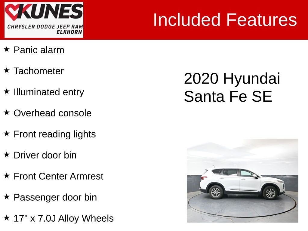 Used 2020 Hyundai Santa Fe SE FWD image 3