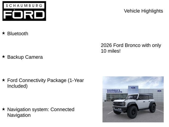 New 2026 Ford Bronco Raptor AWD/4WD image 7