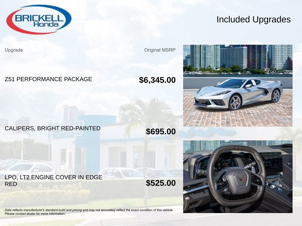 Used 2023 Chevrolet Corvette Stingray Coupe w/ Z51 Performance Package RWD image 11
