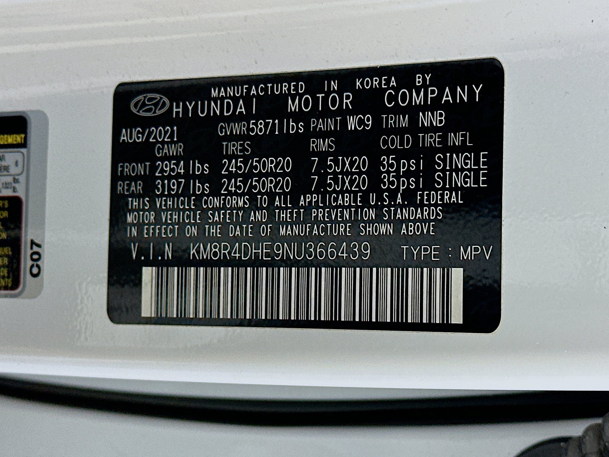 Used 2022 Hyundai Palisade SEL w/ 8P Bench Seat Package AWD/4WD image 12