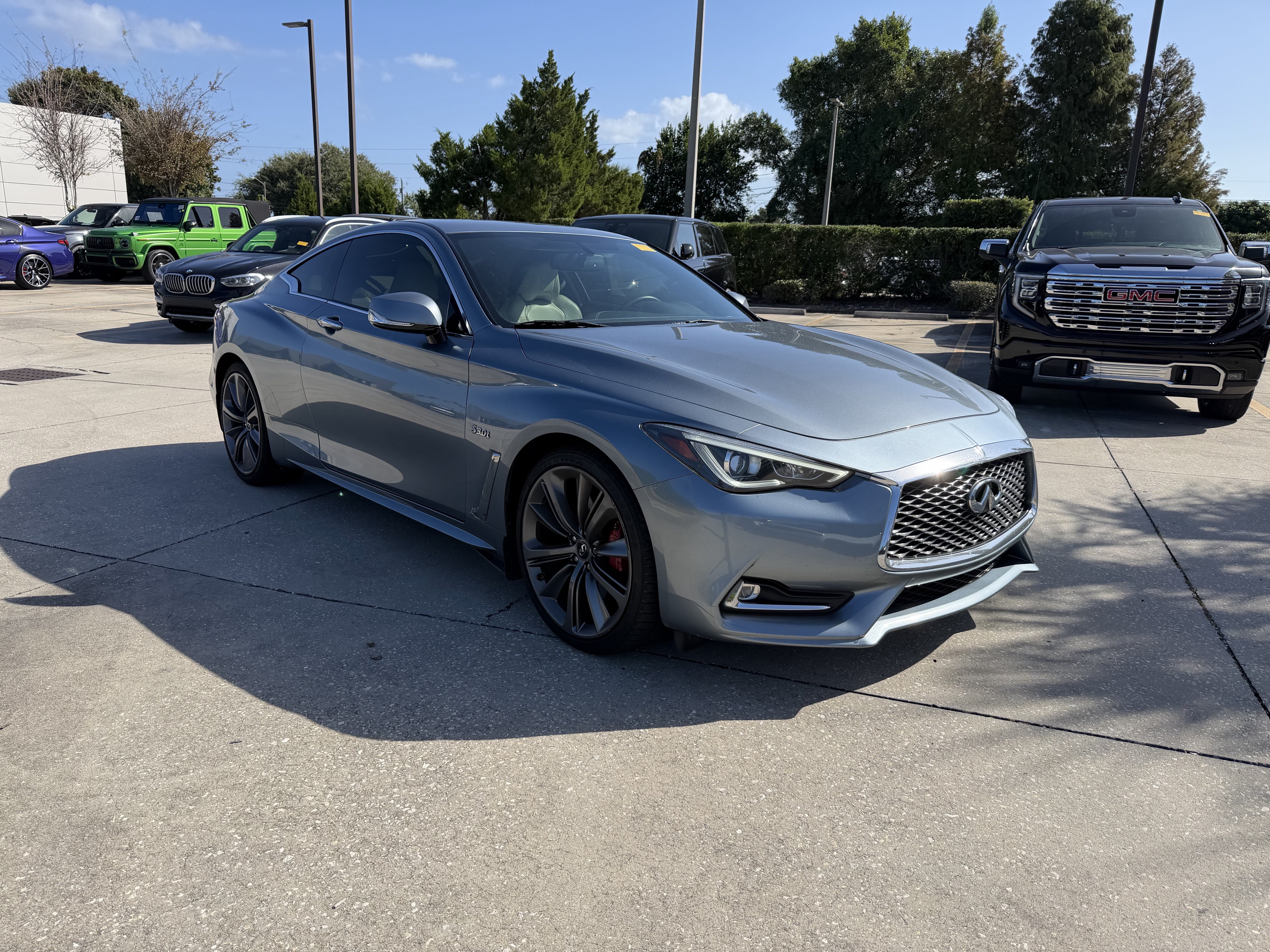 Used 2018 INFINITI Q60 Red Sport 400 w/ Sensory Package 3.0T Sport AWD/4WD image 2