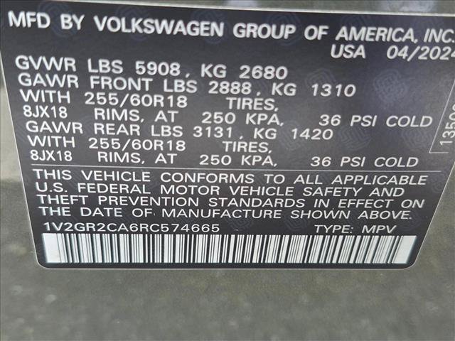 Used 2024 Volkswagen Atlas Peak Edition SEL AWD/4WD image 26