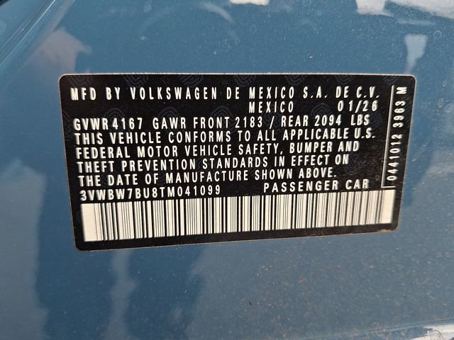 New 2026 Volkswagen Jetta Sport FWD image 19