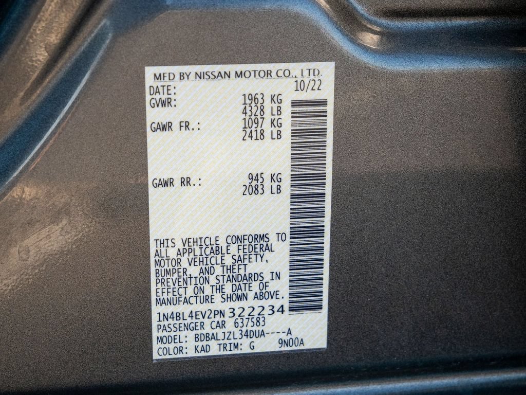 Used 2023 Nissan Altima 2.5 SL FWD image 39